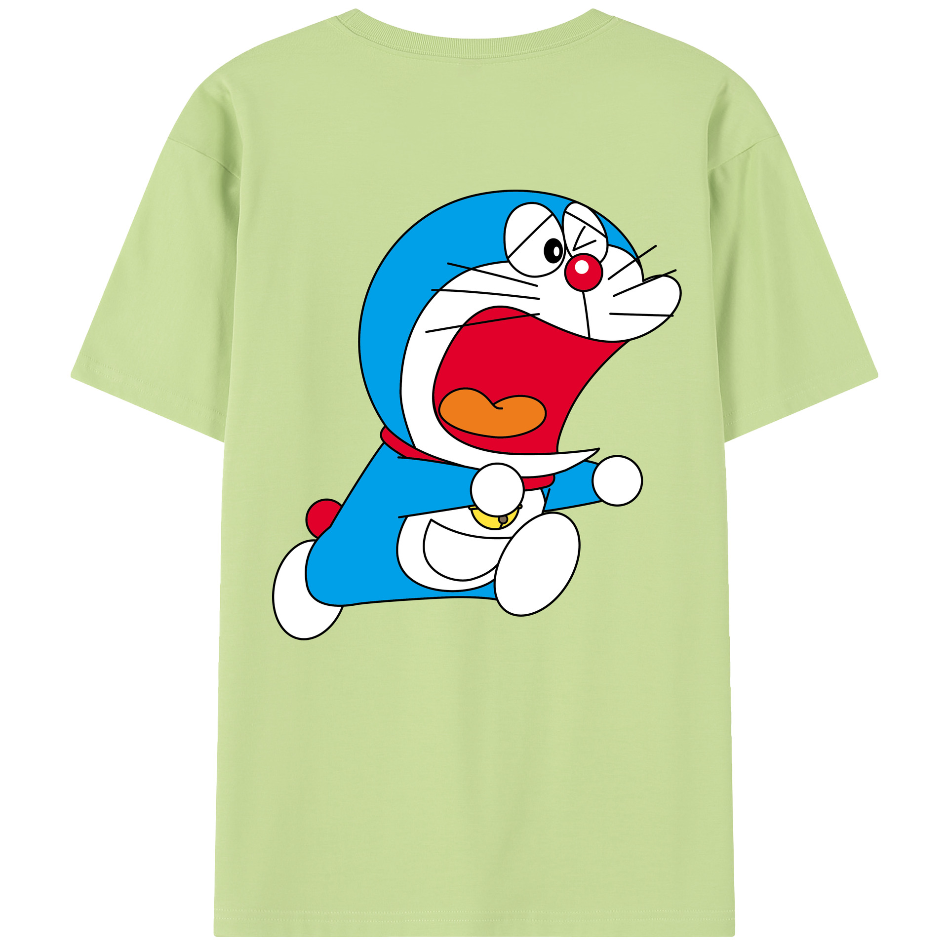（画像用） ドラえもん Doraemon 綿100％半袖Tシャツ（背面プリント）